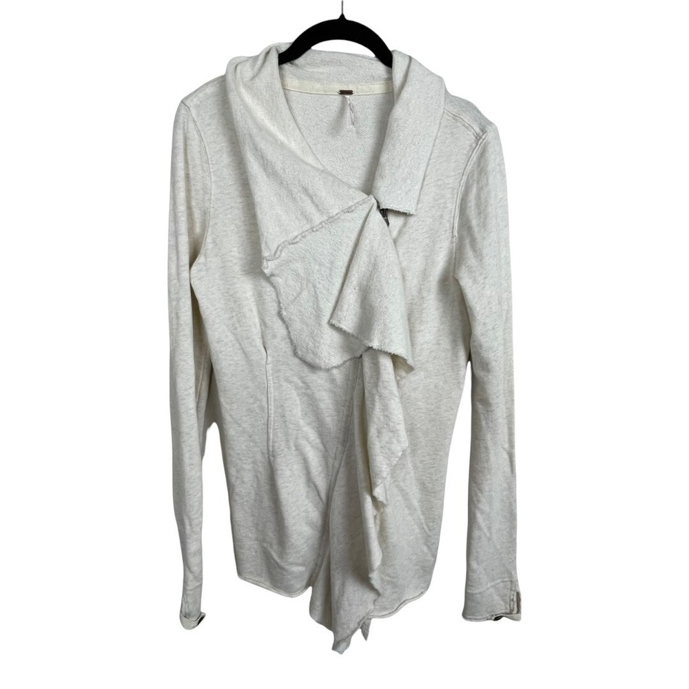 Free People Waterfall Fleece Jacket S Cozy Boho‎ Chic Indie Cozy Casual